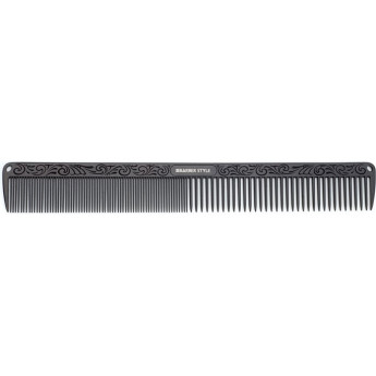 Расческа для стрижки DEWAL металлическая 22 см JF10225black