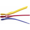 Зажим для волос двойной, пластик, 12,5 см (3 шт.) DEWAL CL9527